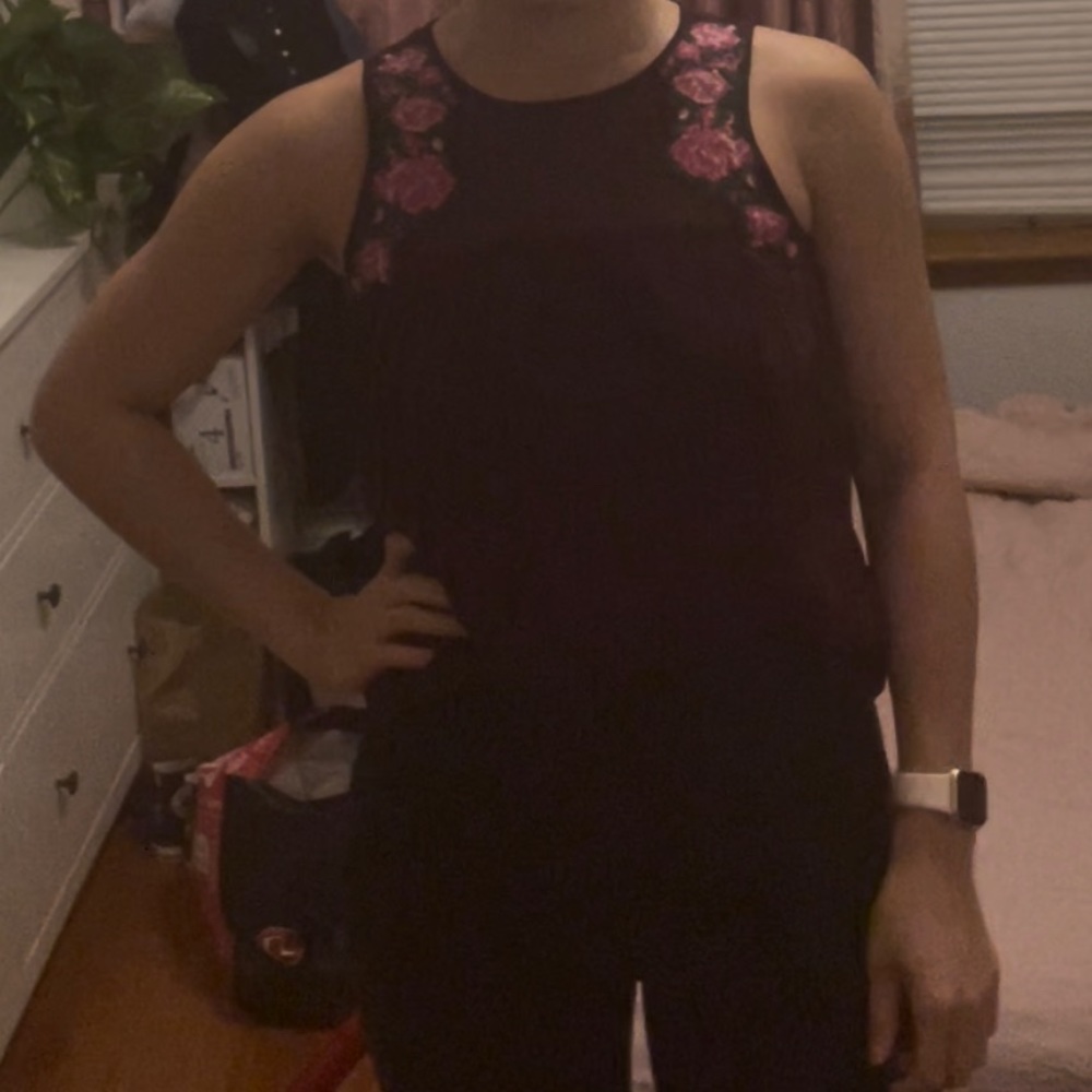 American Eagle Burgundy tank top
